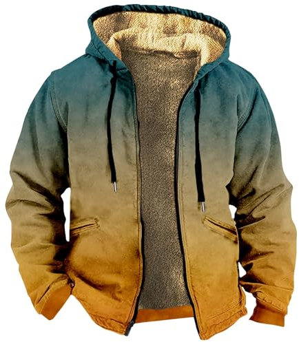 FeiBeauty Strickpullover Weihnachten Lederpflege Jacke Bodenlanger Mantel Übergangsjacke Jungen Field Jacket Herren Men Strickjacke Wolle Warnjacke