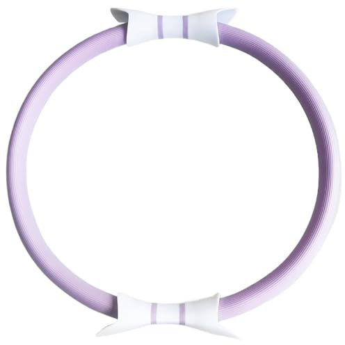 CUCUFA Pilates Ring, 15 Zoll Yoga Ring Workout zu Hause Pilates Ausrüstung Frauen Fitness Training Ringe, Pilates Essentials Kit für Frauen Stil 2