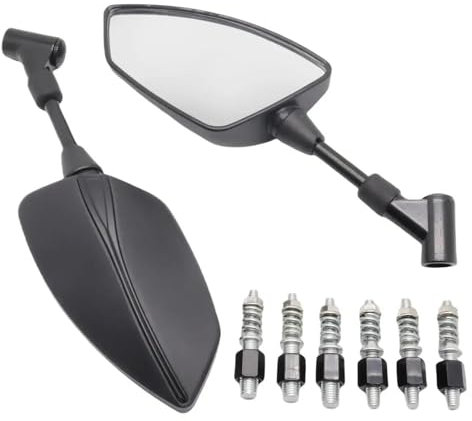 WWHUMM Motorradspiegel Lenkerendenspiegel Für Ya&ma&ha Für Tracer 900GT 700GT MT 07 09 10mm Motorrad Einstellbare Rearview Rückansicht Spiegel Seite Spiegel Seitenspiegel Motorrad(2)