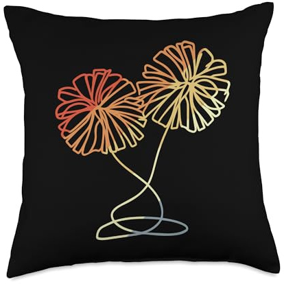 Cheerleading Pom Poms Sketch Basketball Throw Pillow