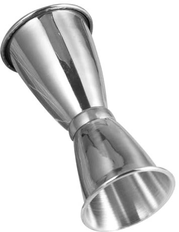 COLLBATH Jigger de Acero Inoxidable Taza Medidora Doble Cara Resistente al para Cócteles y Barra