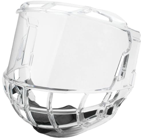 Hockeyhjälmvisir, klar anti-dimma hockeymask, repfri PC helskärm, klassiska sportskyddstillbehör för ungdomar, vuxna, isspelare, visir