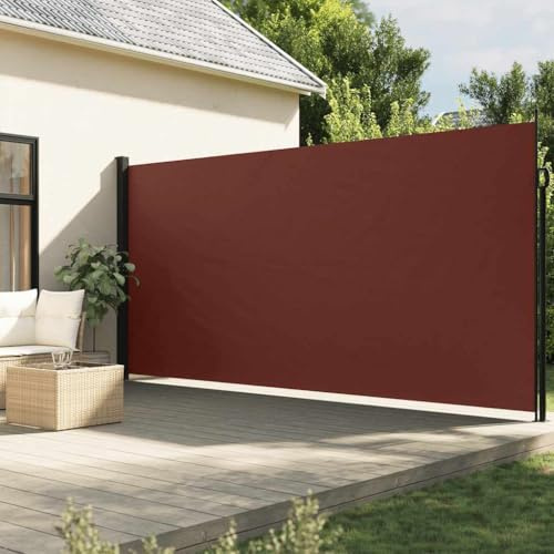 Genérico Toldo Lateral retráctil marrón 200x600 cm,Casa y jardín,Jardín,Artículos de Exterior,Sombrillas-4004554