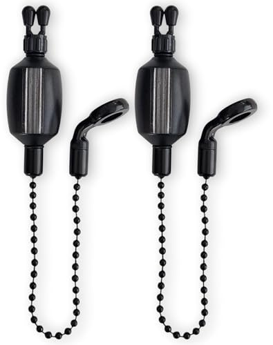 TJR Tackle 2 x Pro Ace II Bite Indicators Bobbins Short 14cm Chain For Fishing Bite Alarms 3 colour options
