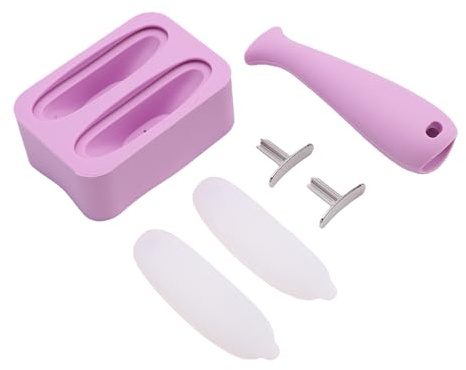 Molde de hielo facial de silicona reutilizable para cuidado de la piel, herramienta de masaje con efecto de enfriamiento suave, ideal para uso manual y reducción de inflamación