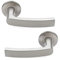 Bricard 668552 Paires de Poignées sur Rosace Inox Tempo Design Salsa