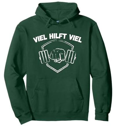 Viel hilft Viel Fitness Bodybuilding Kleidung Roswita Pullover Hoodie