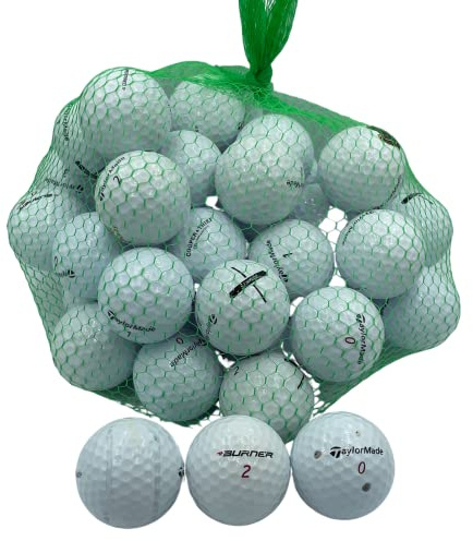 Golf Ball Planet 50 Pack Used Golf Balls for Taylormade (4A / Near Mint, White)