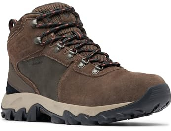 Columbia Newton Ridge Plus 2 Suede WP, Botas De Senderismo, Hombre, Marrón (Cordovan/Spice), 47 EU