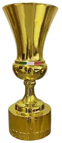 YYDSTES Trofeo di Calcio Coppa Italia Trofeo Campione Replica Italiano Club Lega Coppa Tim Trofei Tifosi Ufficio Decorazioni per la Casa Collezione Display Ornamenti Regali di Compleanno