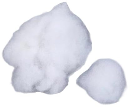 Dickly DIY-Kissenfüllung, Baumwollwatte, vielseitig verwendbar, atmungsaktive Polsterung, Polyester, Puppenwatte, Kleidungsfüllung für DIY-Bastelarbeiten, 200 G