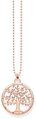 Thomas Sabo necklace Tree of Love gold-plated silver KE1660-415-40-L45V