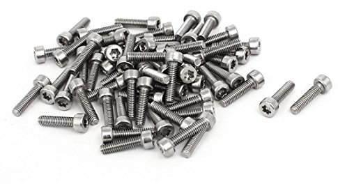 Aexit M2.5x10mm T8 Torx Drive 304 Edelstahl Torx-Zylinderschraube mit Innensechskant 60st (5a59499e1942e15819bdf284fd3846cb)