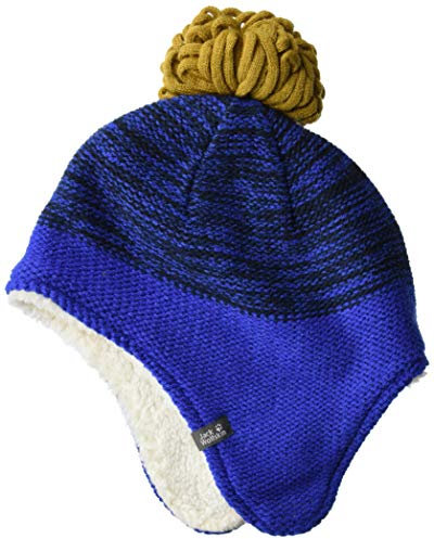 Jack Wolfskin Kinder Mütze Snowflake Cap Kids, Night Blue, S, 1907451-1010002