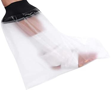 Protège Platre Protection Enfants pour Jambe Cheville Pied, Protection Étanche pour Platre, Protecteur de Bandage Utilisé pour Demi-Jambe, ,Imperméable Protection Platre pour Douche et Baignade