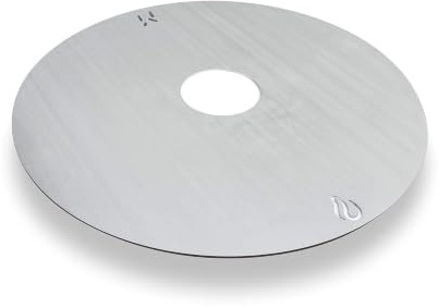 mocisa Universal Feuerplatte 64,5 cm Grillplatte für Feuerschale Fassgrill Kugelgrill | Ø64,5 cm Stahl Stärke 4mm | hergestellt in Bayern | Plancha | Feuerring | Grillring | BBQ Ring | BBQ-Disc