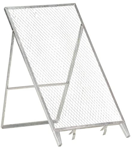 vidaXL Gartensieb Durchwurfsieb Kompostsieb Kompostgitter Erdsieb Durchwurfgitter Gartenzubehör Schubkarrensieb Garten Verzinkter Stahl