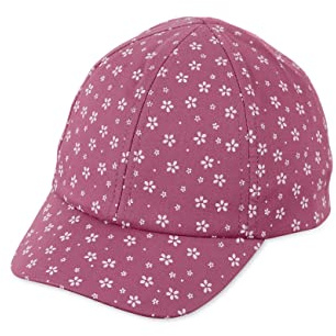 Sterntaler Unisex barn basebollkeps blommor barnmössa, rosa, normal, ROSA