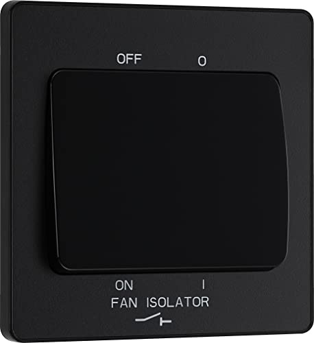 BG Electrical Evolve - Interruptor aislante de ventilador, triple polo