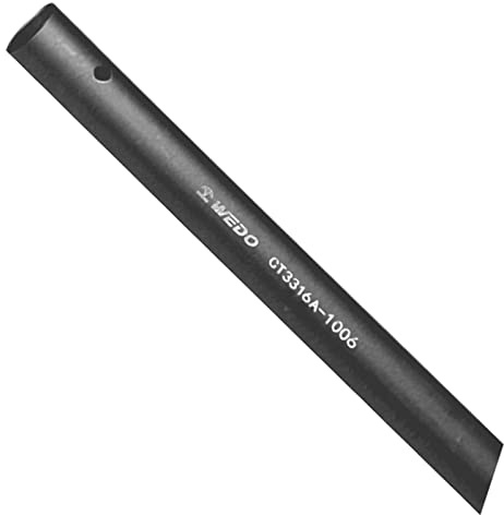 WEDO Schwarz-Spray Aufsteckrohr für Zugringschlüssel Rohrsteckschlüssel Verlängerungsstange für Ringschlüssel CT3316 Spezialstahl (passend für 46-55mm)