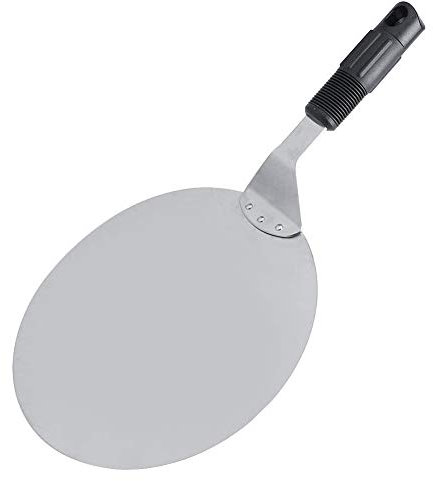 TOPINCN Premium Chefs Folding Pizza Turning Peel 10 Inch Foldable Metal Pizza Spatula for Oven and Grill Stone, Professional Pizza Peel Aluminum Paddle for Pizza