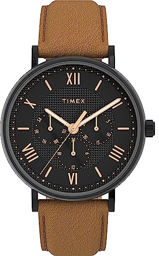 Timex Southview TW2V91600 Armbanduhr, für Herren, 41 mm, Lederband