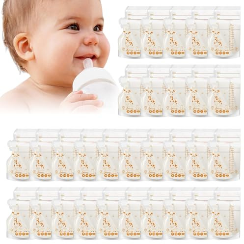 Sachet Conservation Lait Maternelle,Sac de stockage de lait maternel,Sacs de congélation du lait, Sac Congelation Lait Maternel,Sac Isotherme Lait Maternel,Sachet Lait Maternel Pré-stérilisés,30 Pièce