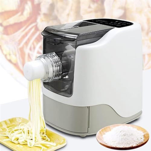 CYMYYDS Electric Home Pasta Machine 260W Fully Automatic Noodle Pasta Maker Making Machine Pasta Extruder with 13 Noodle Molds, for Make Spaghetti, Noodles, Dumpling Skin and More