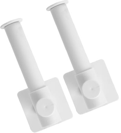 COLLBATH 2st Haken Für Haarringe Kopfschmuckhaken Für Die Wand Wand-haar-accessoires-organizer Wandschmuckhalter Haarband-displayhaken Kein Stanzen Weiß Klauenclip Abs