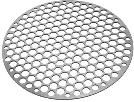 WEITINGKKK Kühlgestell, Grillrost, Eisengitter BBQ-Matte Gitter Outdoor-Kochen Grillnetz Grillrost Grillgitter 304 Edelstahl BBQ Netz Speck Grillwerkzeug(28cm)