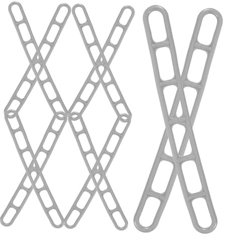MILISTEN Wiederverwendbare Zeltverschlüsse Anziehen Der Schnalle Zeltseilspanner 10pcs Outdoor Zeltseilspanner-Set