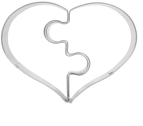 Stampini per biscotti a forma di cuore a forma di cuore per sorprendere i tuoi cari con dolcetti speciali