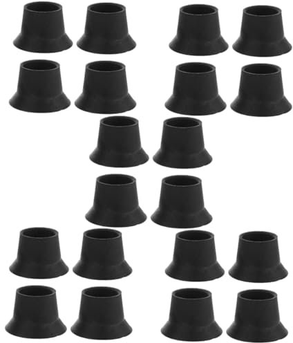 BESTonZON 20stücke Trampolinbeine Abdeckungen rutschfeste Fußpads Für Stabilität Und Geräuschreduzierung Für Outdoor Trampolin Und Möbel Und Außeneinsatz