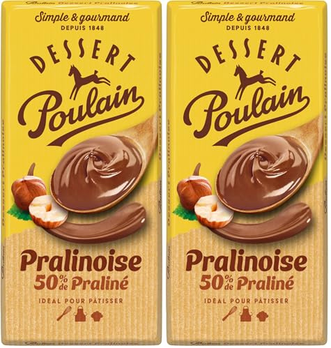 Poulain Tablette Chocolat Pralinoise 180 g