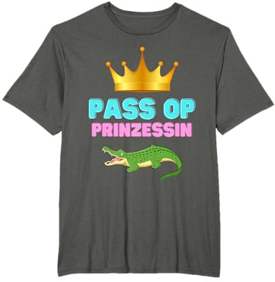 Karneval Köln Krokodil Kostüm Prinzessin Rosenmontag Alaaf T-Shirt