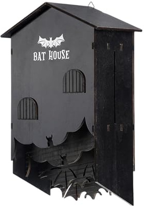 F Fityle Boîte de Chauves-Souris en Bois en Bois à Trois Chambres, Professionnelle, Robuste, abri Suspendu pour Jardin Jardin Jardin et percheur extérieur