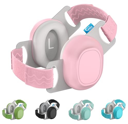 Bella's Friends Baby Ear Muffs for Noise Protection - Comfy&Adjustable 24dB Noise Cancelling Headphones for Infants&Toddlers(3–48 Months) - Fontanel-Safe Design Improves Sleep & Travel Comfort,Pink