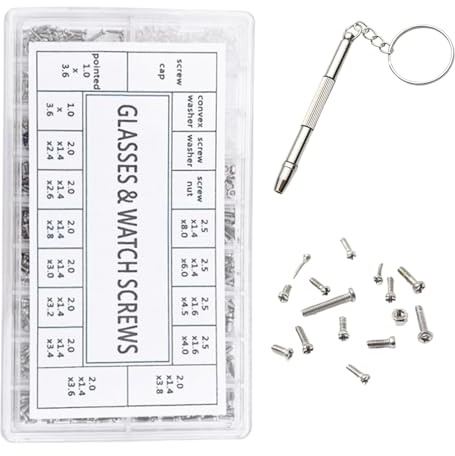 Klock- Och Glasögonreparationsverktyg Precisionsskruvmejsel Nyckelring