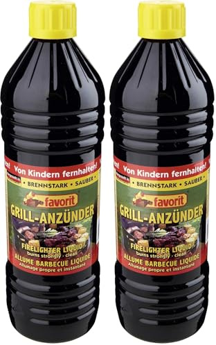 Favorit Allume Barbecue Liquide 1 l 1260 (Lot de 2)