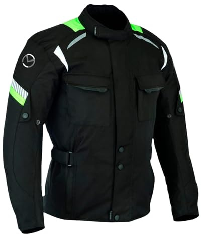 outletMOTARD Chaqueta Moto Mujer 4 Estaciones Impermeable con Protecciones CE incluídas y Forro Extraíble