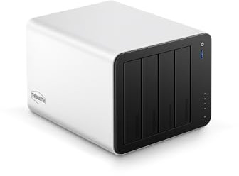 TERRAMASTER F4-425 Plus NAS 4-Bay, Intel N95 4-Core CPU, 8GB RAM (Diskless) | 5GbE LAN x 2, M.2 Slot x 3, Network Attached Storage for Teamwork, Multimedia Server