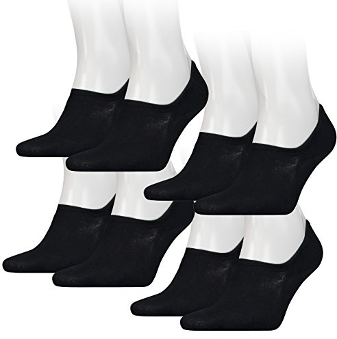 Tommy Hilfiger Herren Footie Socken, Schwarz, 43-46 EU