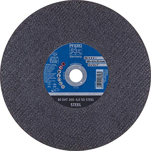 PFERD 61329325 Lot de 20 disques à tronçonner 80 EHT 300-4,0 SG STEEL/25,4