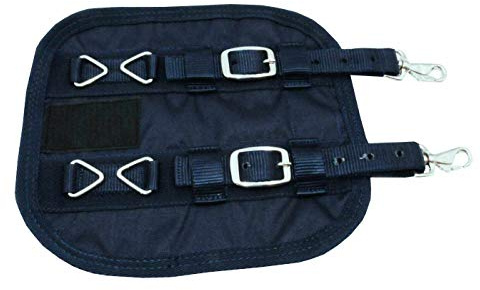 AMKA Brusterweiterung Outdoor Pferdedecke dunkelblau 26x30 cm