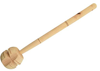 Molinillo de Madera Handgemachter Schneebesen aus Holz – Milchshakes, Schokolade – Importiert aus Kolumbien