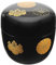Japanische Matcha Teedose NATSUME für Matchapulver Schwarz Gold hergestellt in Japan Ø 6,7 cm H.6,7 cm für ca. 40g Matcha