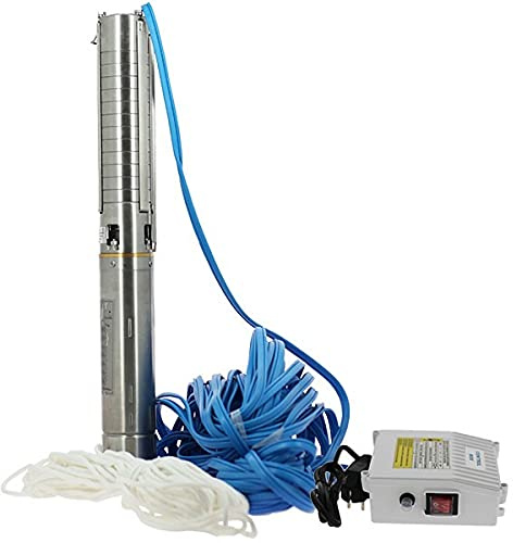 Centrocom Pompe Forage - Pompe Forage - 4SPM5/12-1,1 KW - 40 m - Turbines INOX de Générique