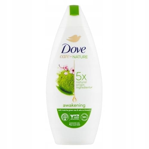 Confezione da 6 gel doccia Dove – Awakening con Matcha Green Tea & Sakura Blossom – 225 ml