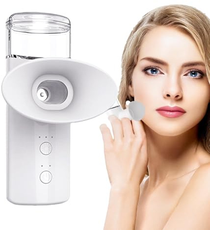 Steam Therapys Wand for Dry Eyes, Eye Steamer for Dry Eyes, Nano Eye Relief Steam Sprayer, Mist Therapys Wand with Cold & Hot Compress Modes, USB Charging, Handheld Eye Moistening Instrument