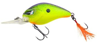 ZECK Wobbler/Kleiner Crankbait ideal für Barschangler - Danny 2.0 | 4,5 cm | 2,0 m F